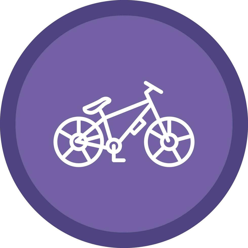 Mountainbike-Vektor-Icon-Design vektor