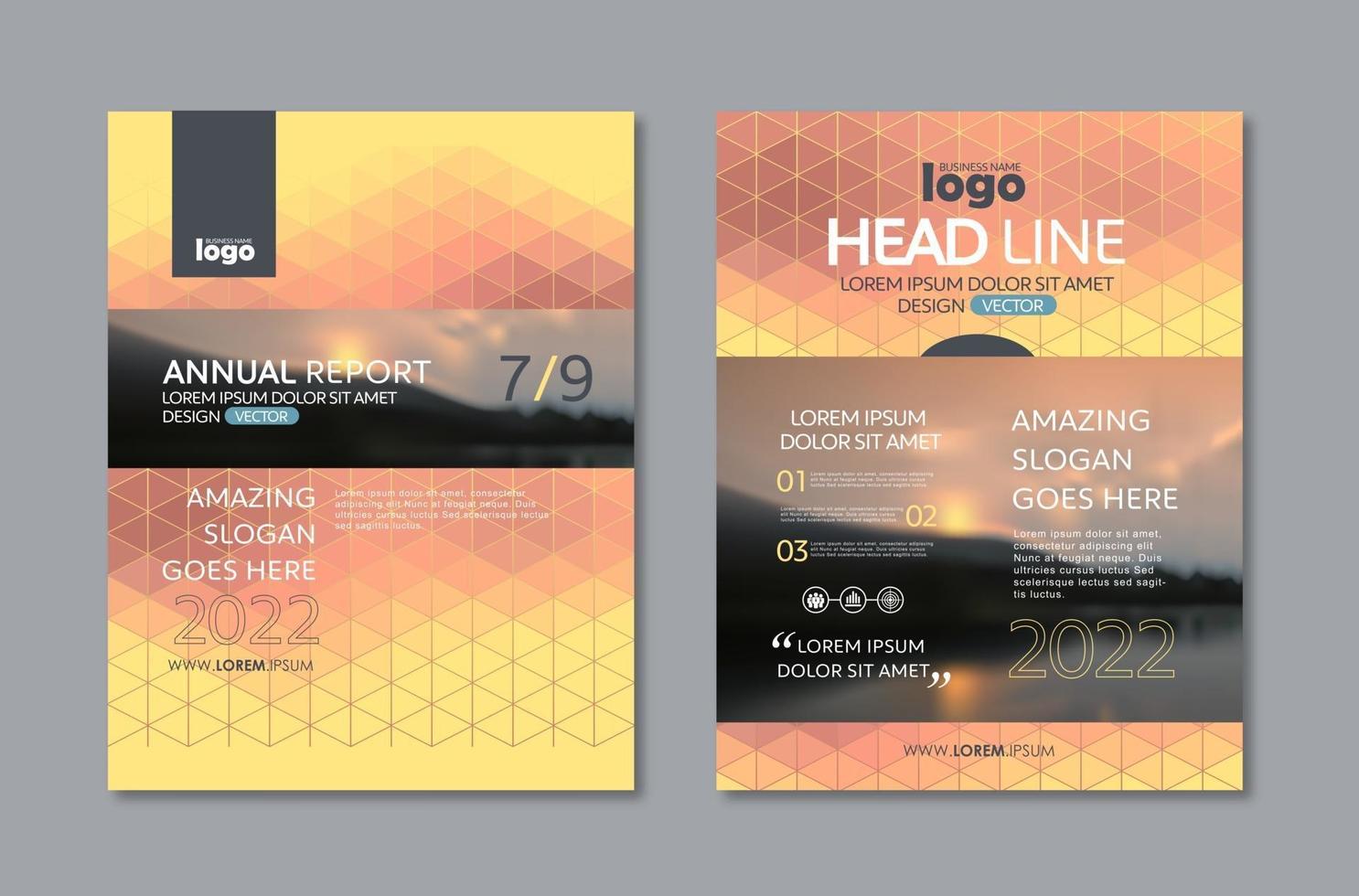 modern designmall med abstrakt bakgrundsdesign för företagsverksamhet årsredovisning broschyr flygblad affisch vektor