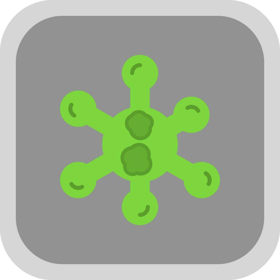 Virus-Vektor-Icon-Design vektor