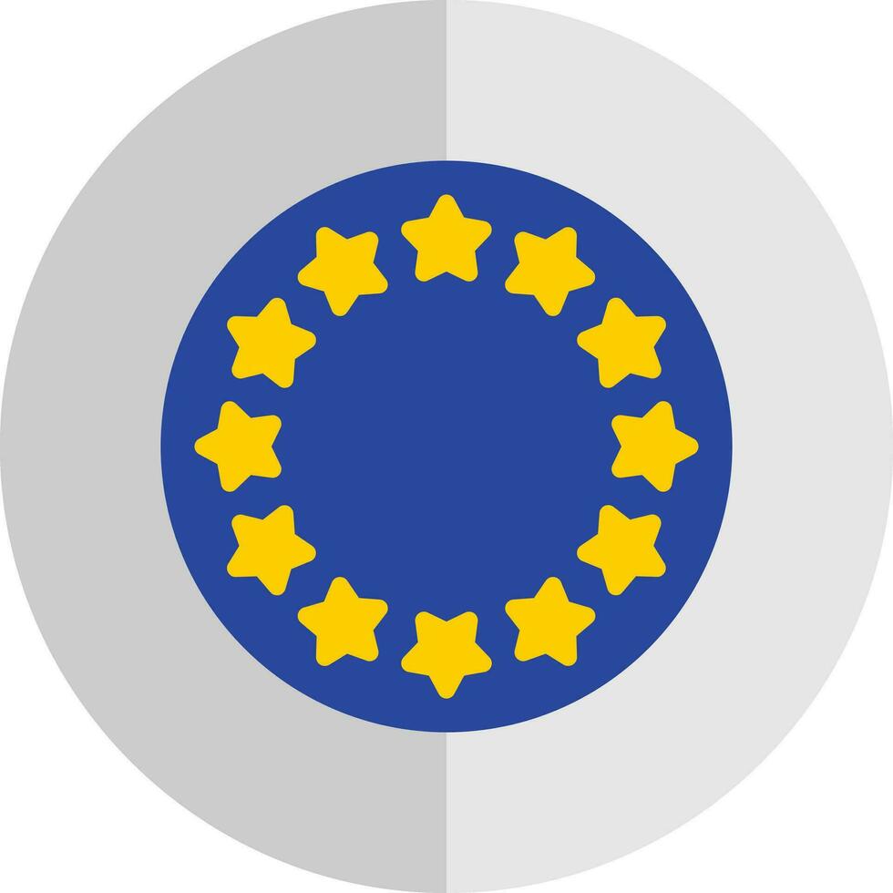 europeisk union vektor ikon design