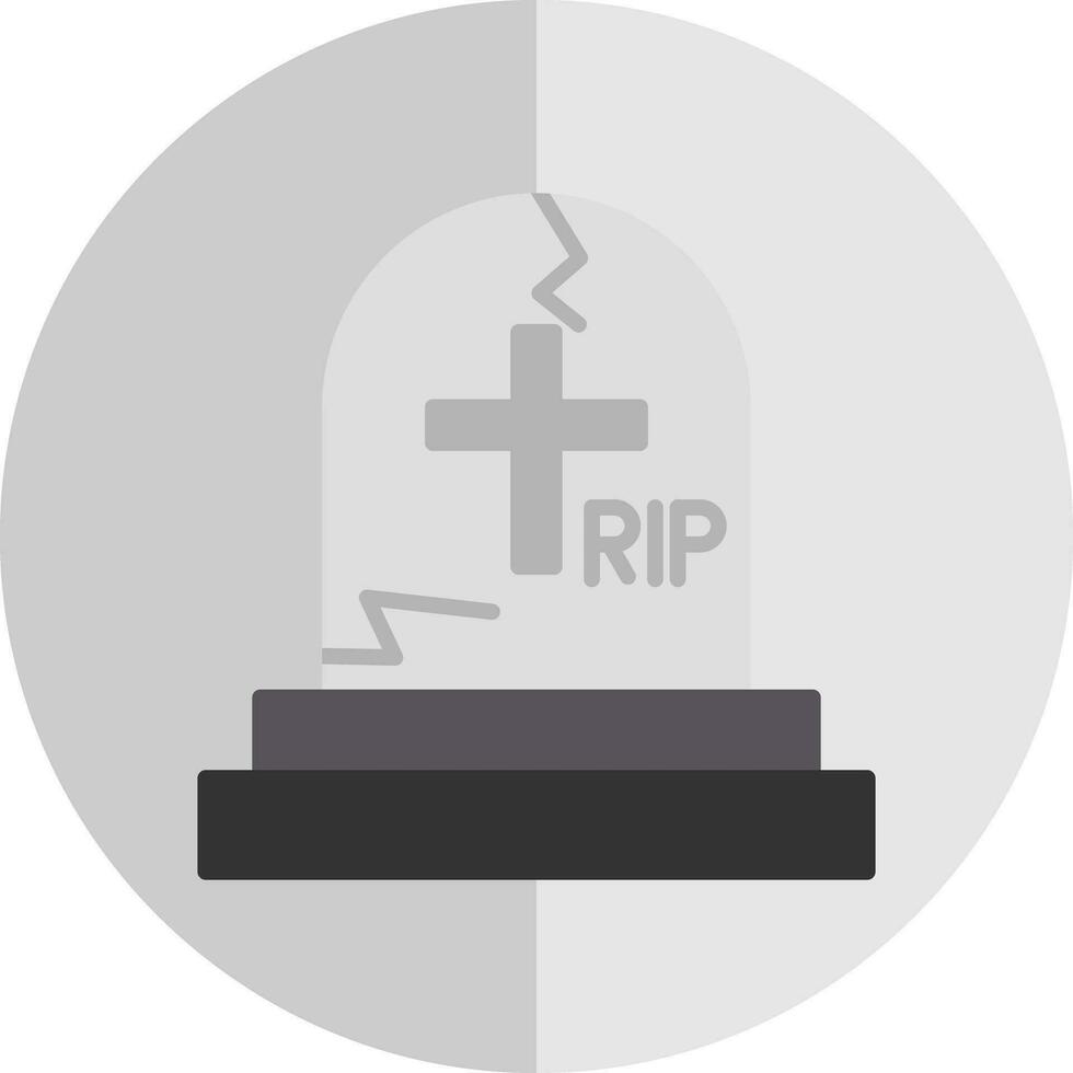 Friedhof-Vektor-Icon-Design vektor