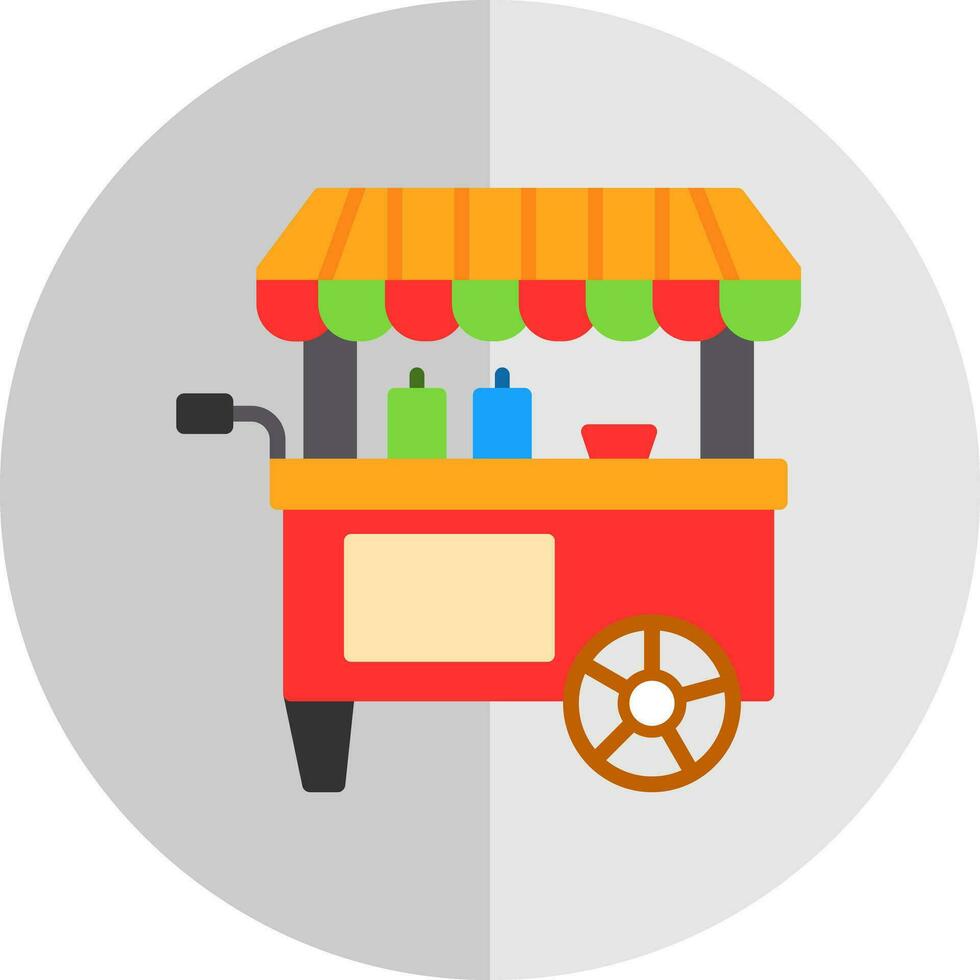 Food Cart Vektor-Icon-Design vektor