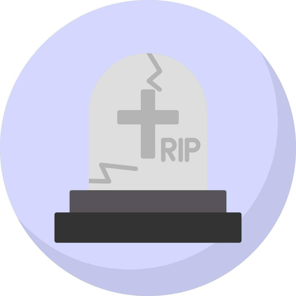 kyrkogård vektor ikon design