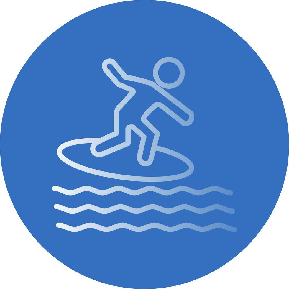 Surfen-Vektor-Icon-Design vektor