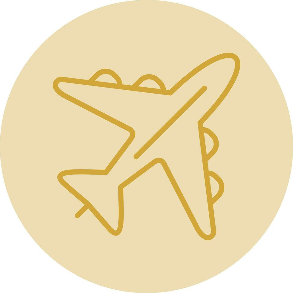 Flugzeug-Vektor-Icon-Design vektor