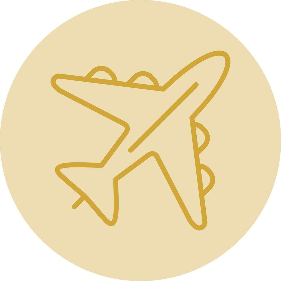 flygplan vektor ikon design