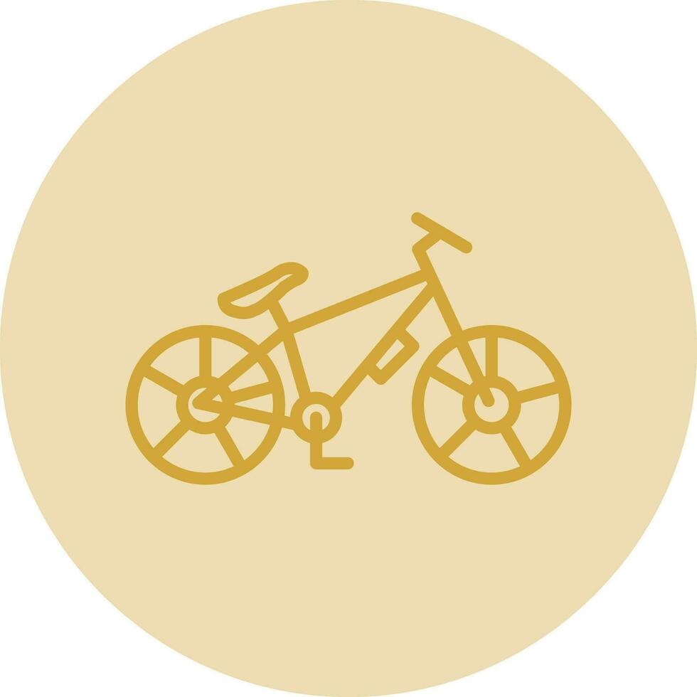 berg cykel vektor ikon design