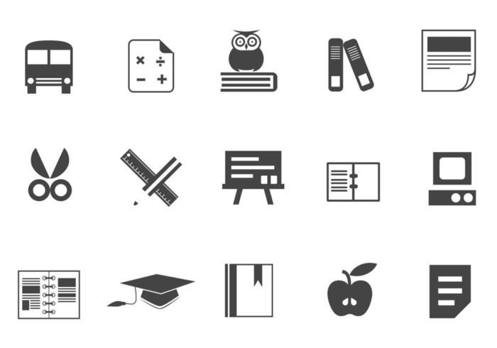 Bildung Icon Vector Pack Zwei