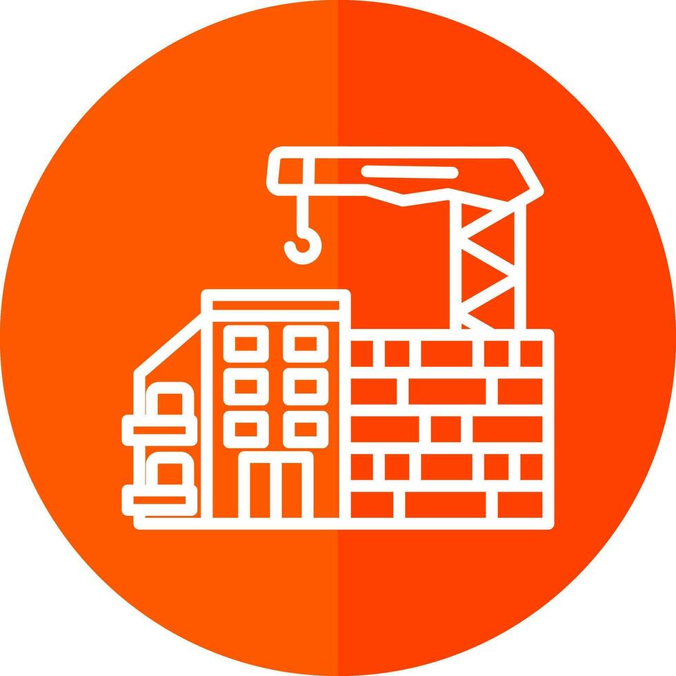 Baustelle-Vektor-Icon-Design vektor