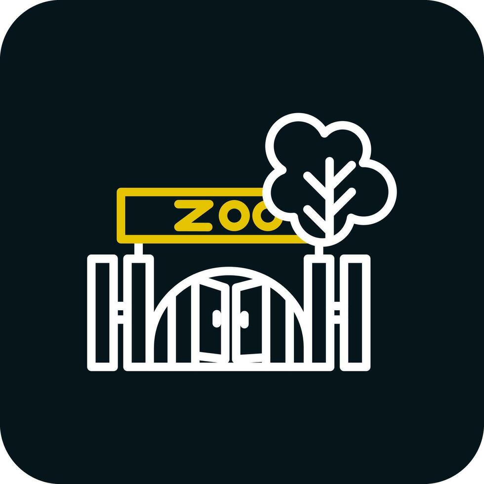 Zoo-Vektor-Icon-Design vektor