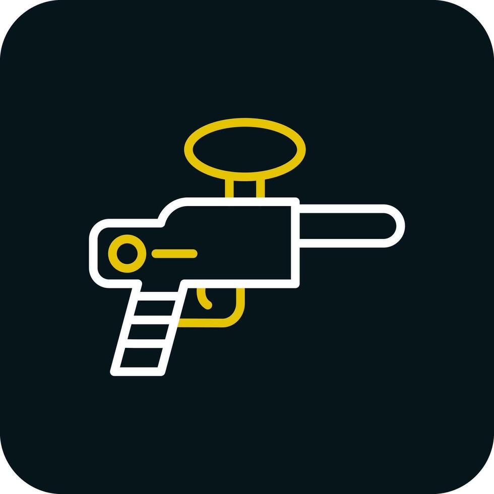 Paintball-Vektor-Icon-Design vektor