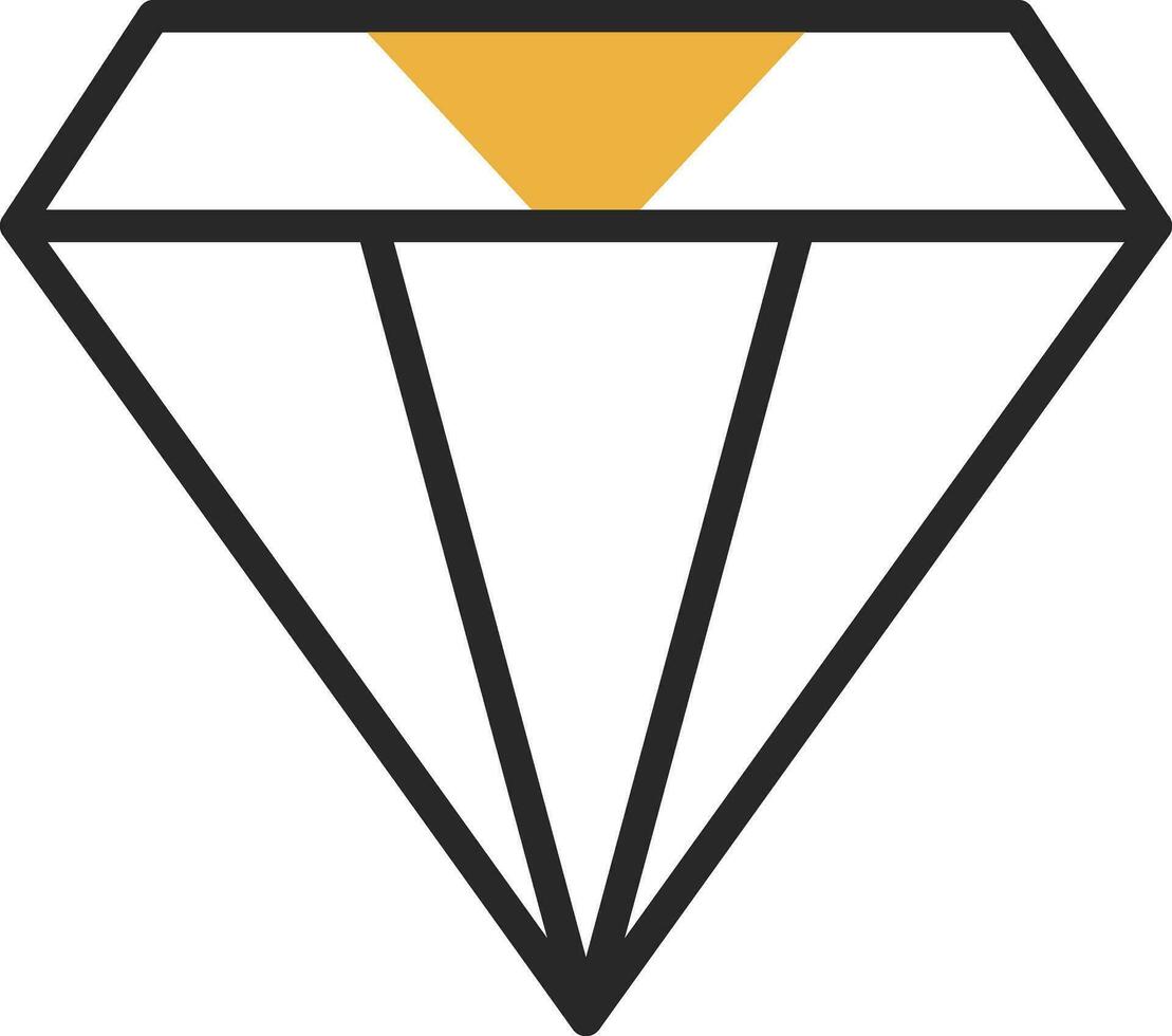 Diamant-Vektor-Icon-Design vektor