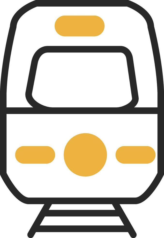 U-Bahn-Vektor-Icon-Design vektor