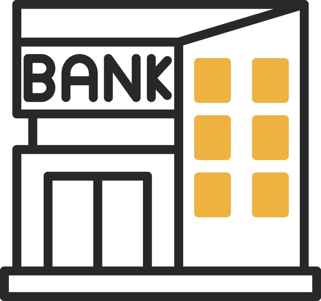 Bank-Vektor-Icon-Design vektor