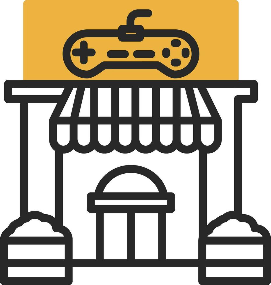 Game Store-Vektor-Icon-Design vektor