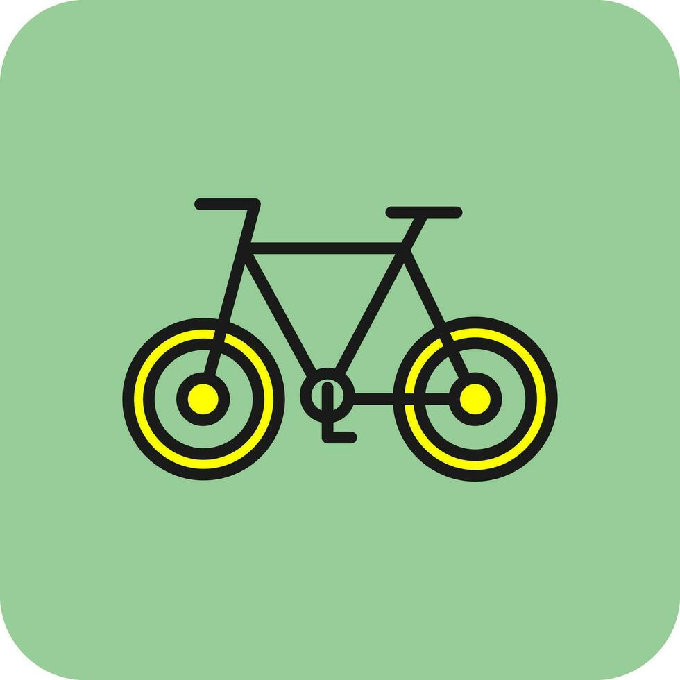 Fahrrad-Vektor-Icon-Design vektor