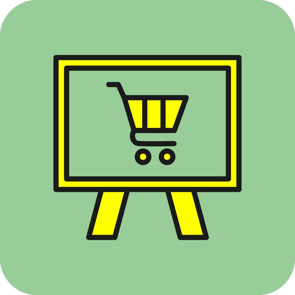 Online-Shopping-Vektor-Icon-Design vektor