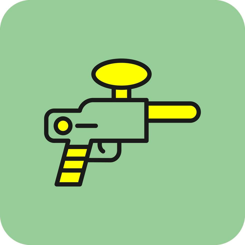 Paintball-Vektor-Icon-Design vektor