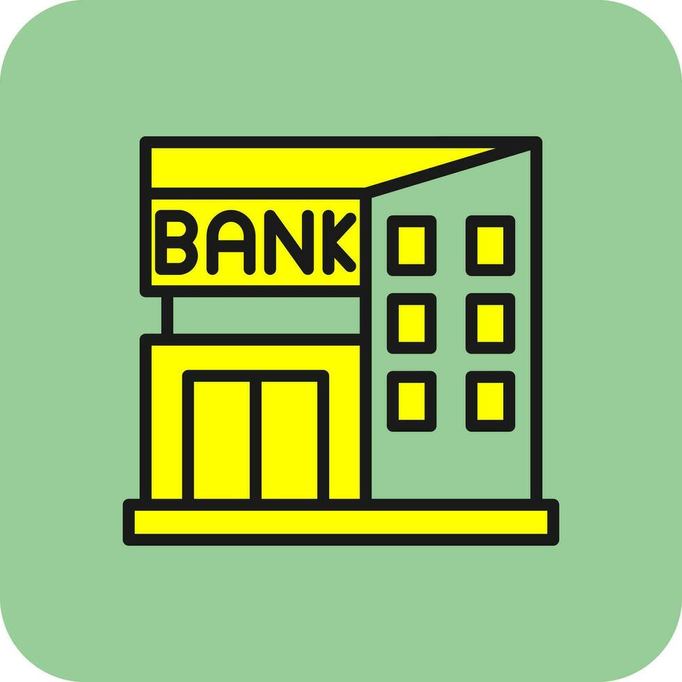 Bank-Vektor-Icon-Design vektor