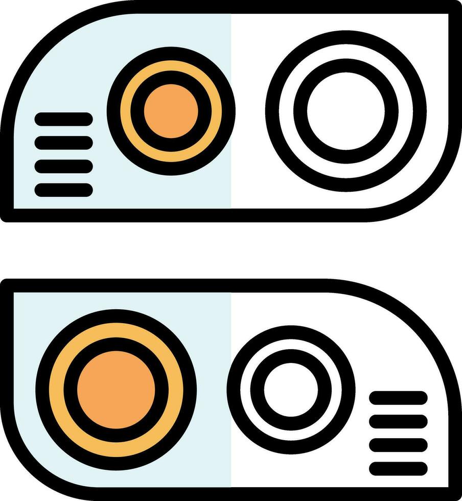 Auto Licht Vektor Symbol Design