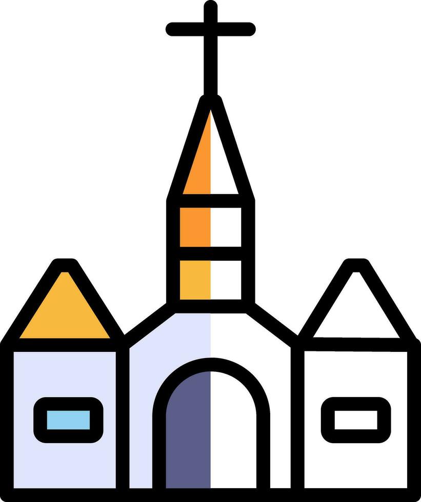 katedral vektor ikon design