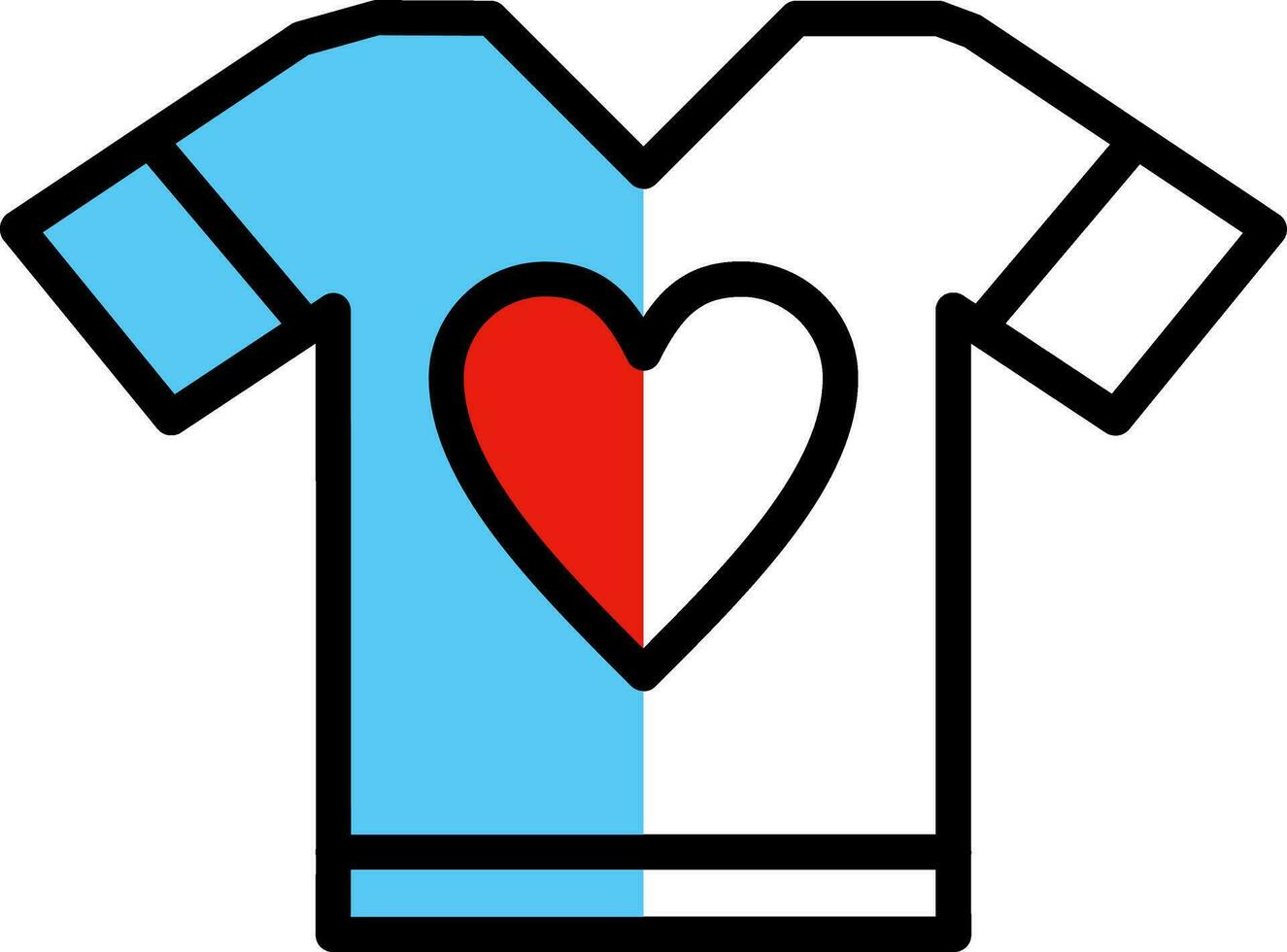 Shirt-Vektor-Icon-Design vektor