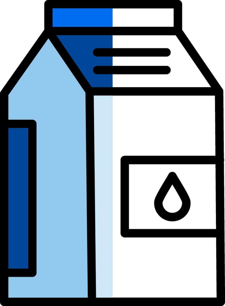 Milch-Vektor-Icon-Design vektor