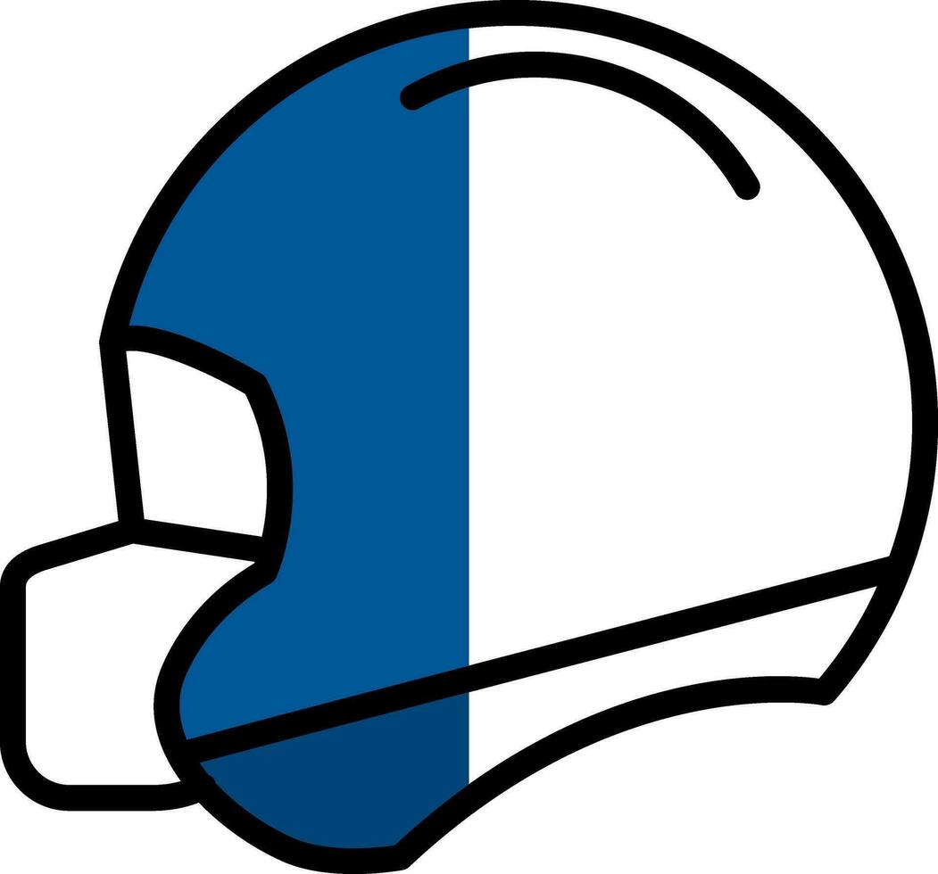 Fußball Helm Vektor Symbol Design