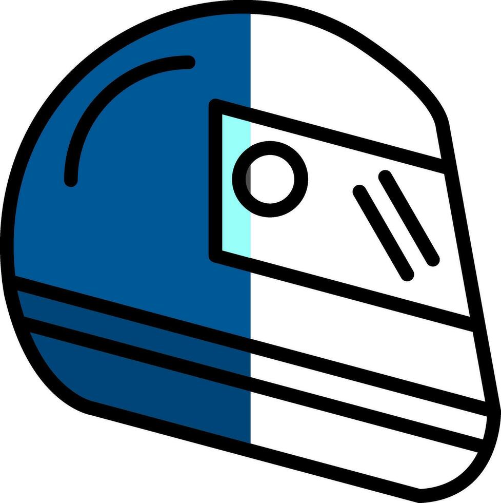 Helm-Vektor-Icon-Design vektor