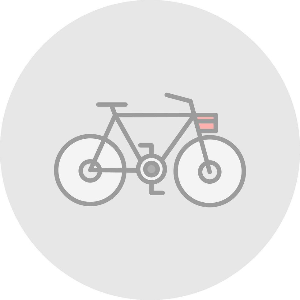 Fahrrad-Vektor-Icon-Design vektor