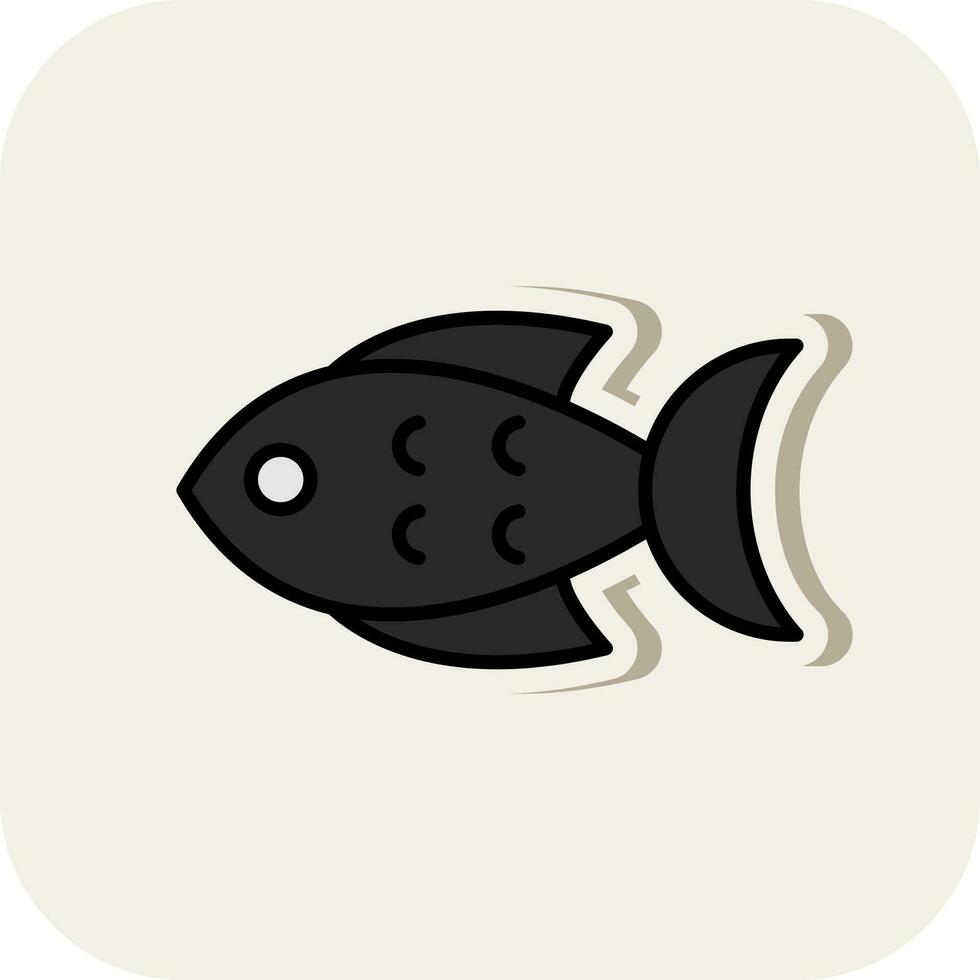 Fisch-Vektor-Icon-Design vektor