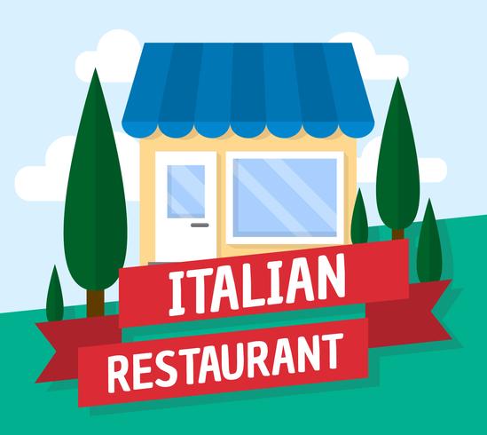 Italienisches Restaurant vektor