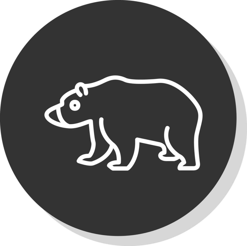 Björn vektor ikon design