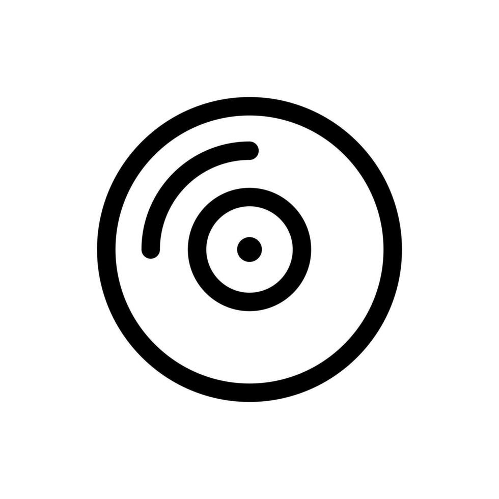 einfach Vinyl Symbol. das Symbol können Sein benutzt zum Webseiten, drucken Vorlagen, Präsentation Vorlagen, Illustrationen, usw vektor