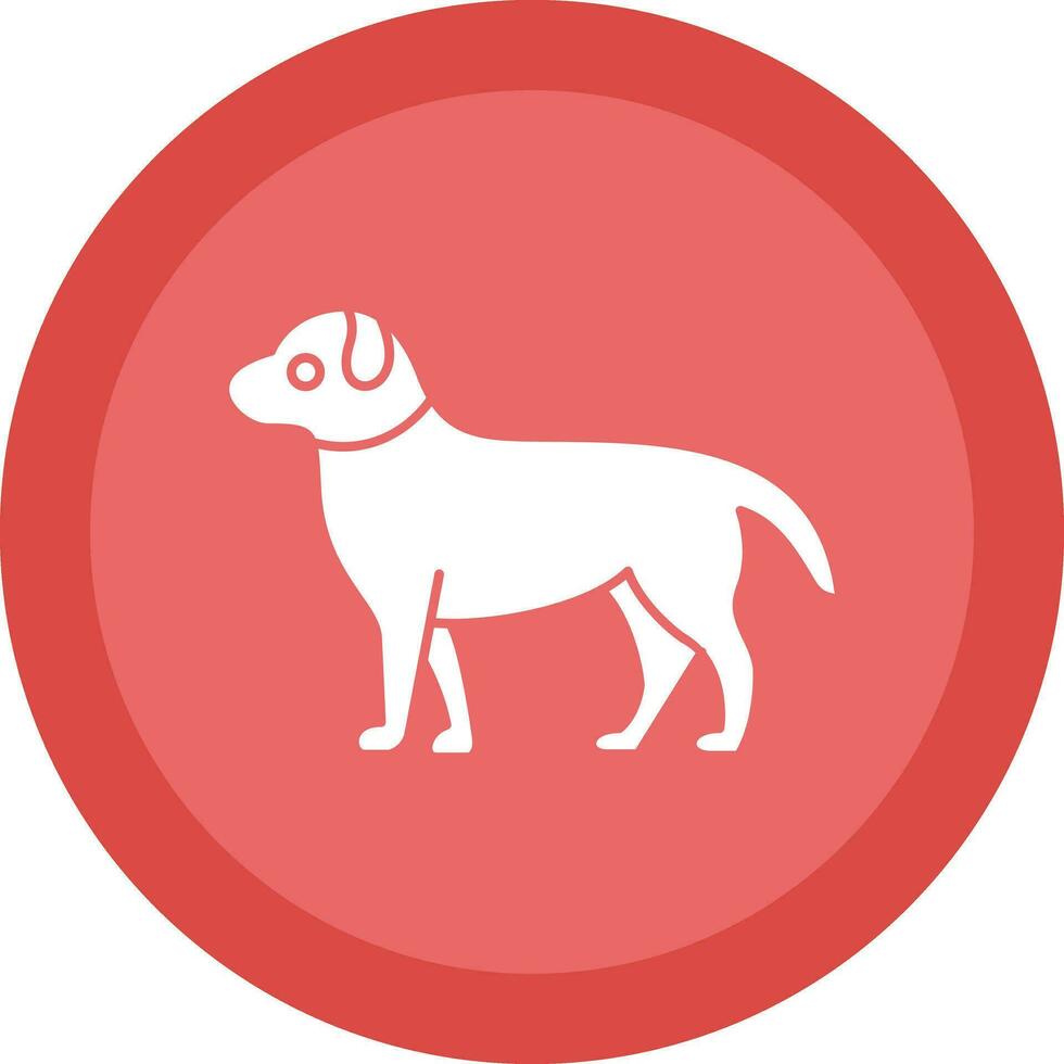 Hund-Vektor-Icon-Design vektor