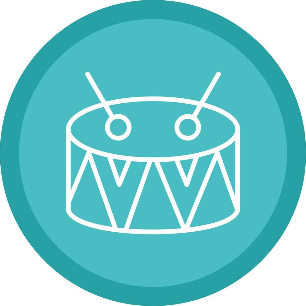 Drum-Vektor-Icon-Design vektor