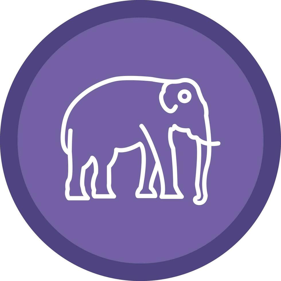 Elefant-Vektor-Icon-Design vektor