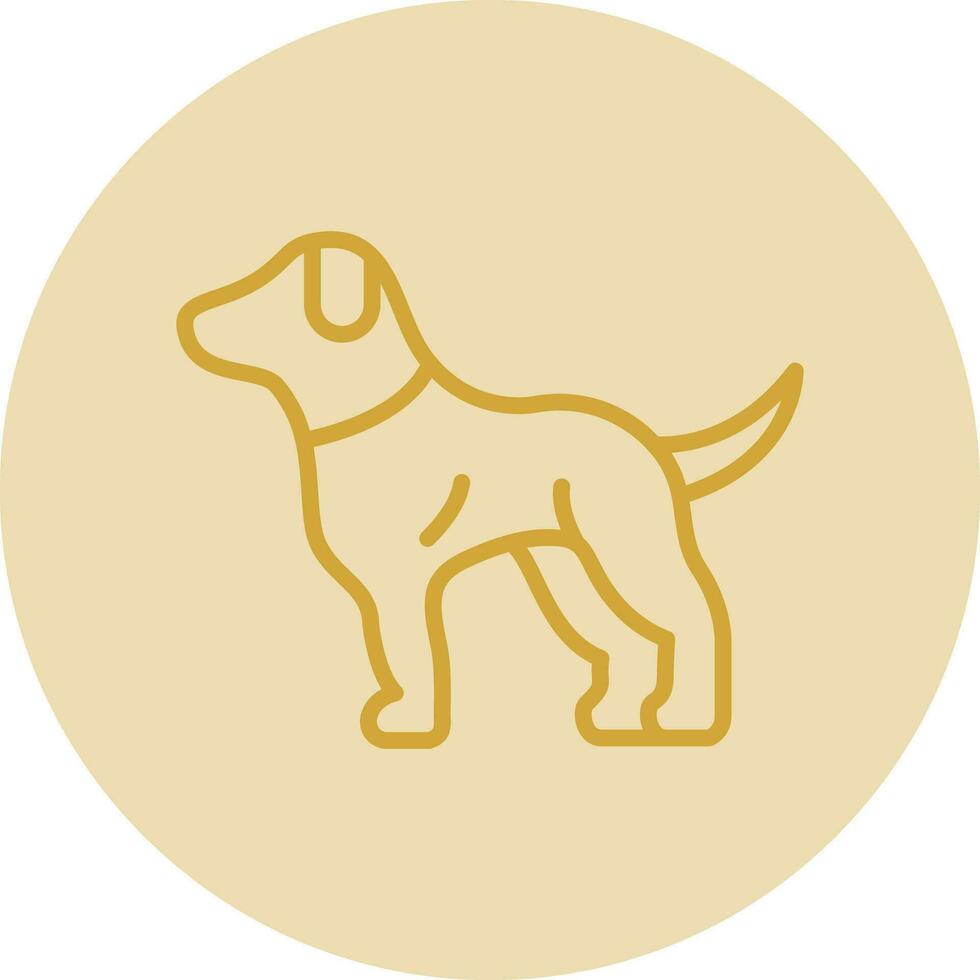 Hund-Vektor-Icon-Design vektor