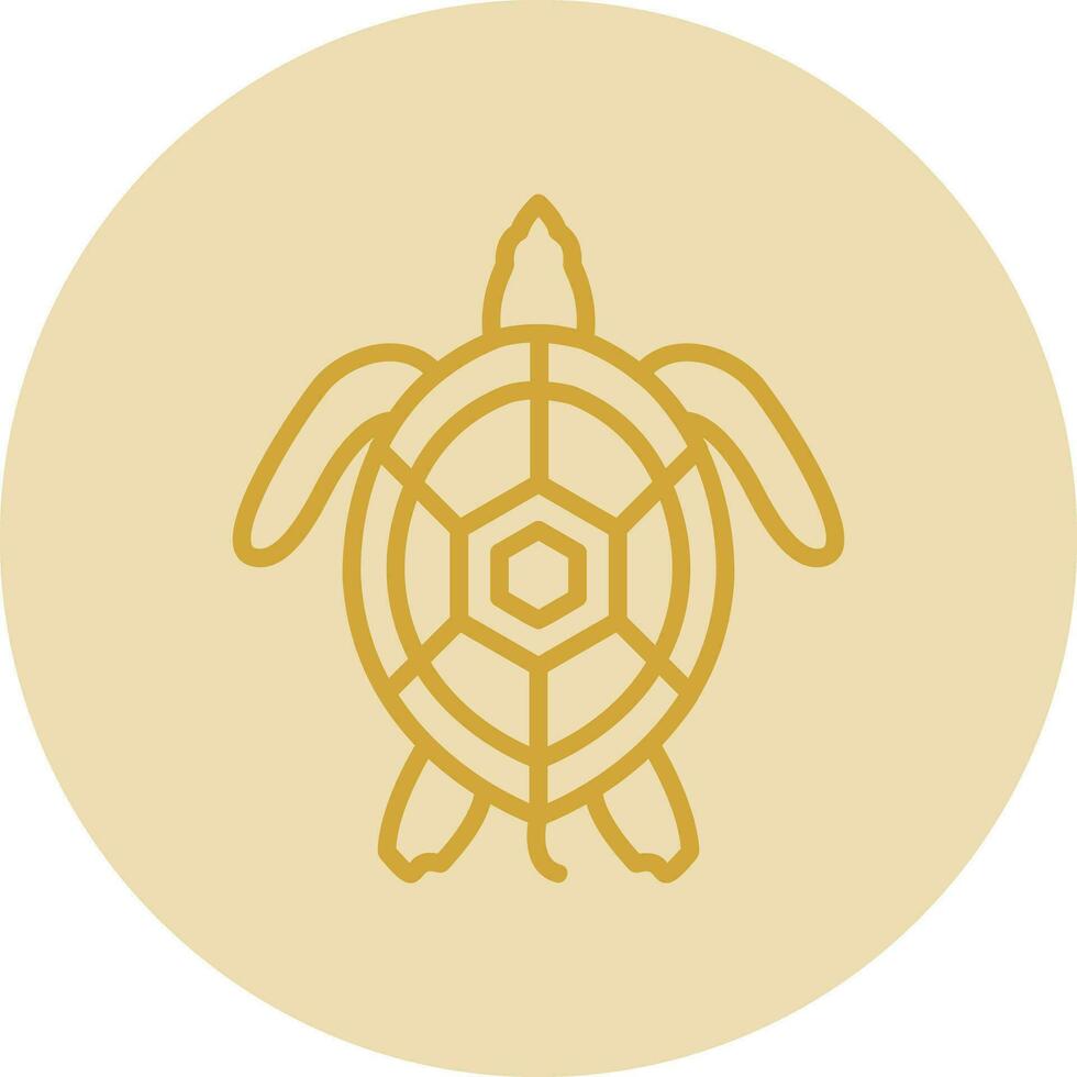 Schildkröten-Vektor-Icon-Design vektor