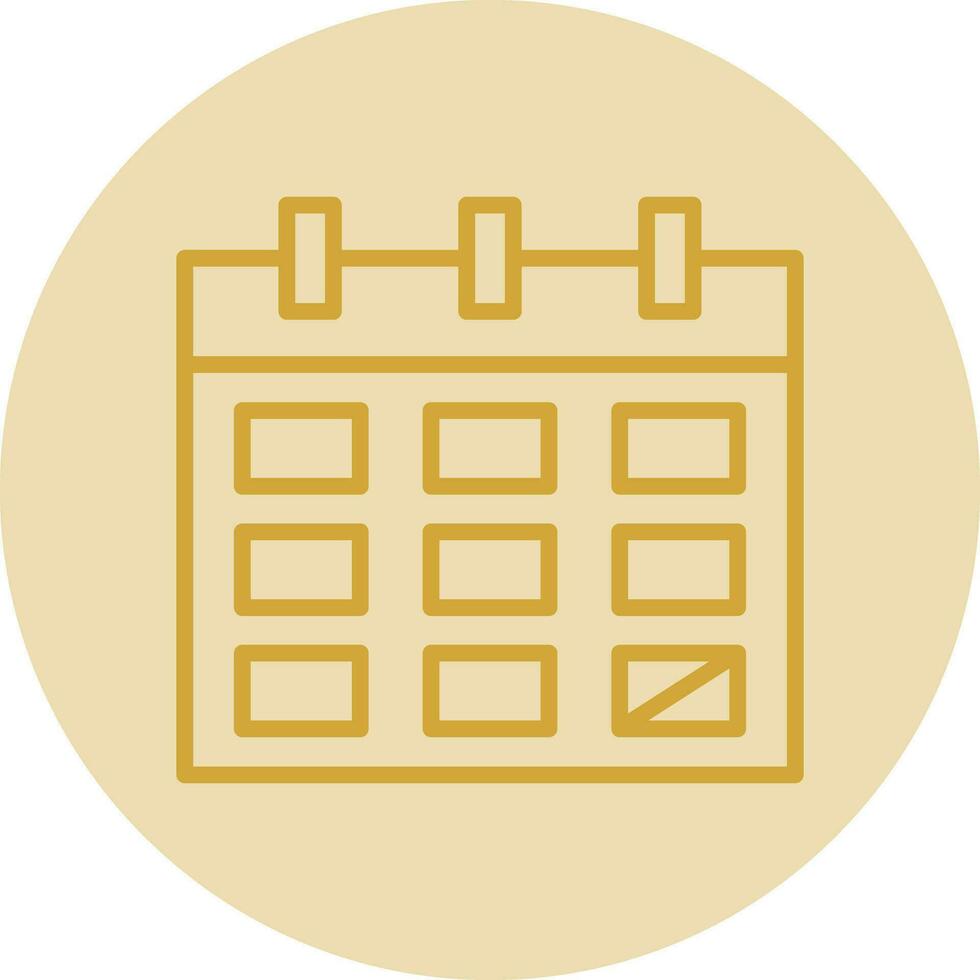 Kalender-Vektor-Icon-Design vektor