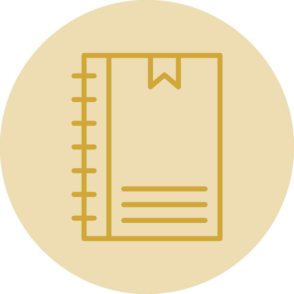 Notebook-Vektor-Icon-Design vektor