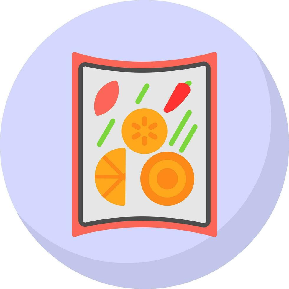 papaya sallad vektor ikon design
