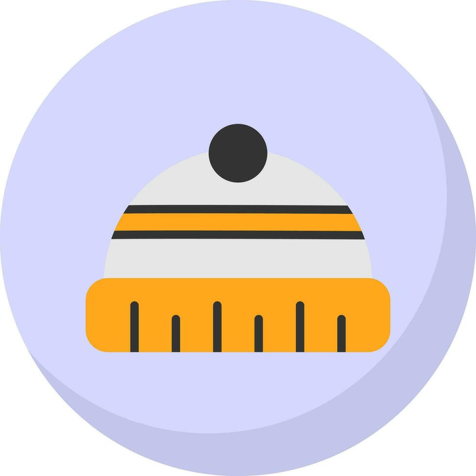 Beanie-Vektor-Icon-Design vektor