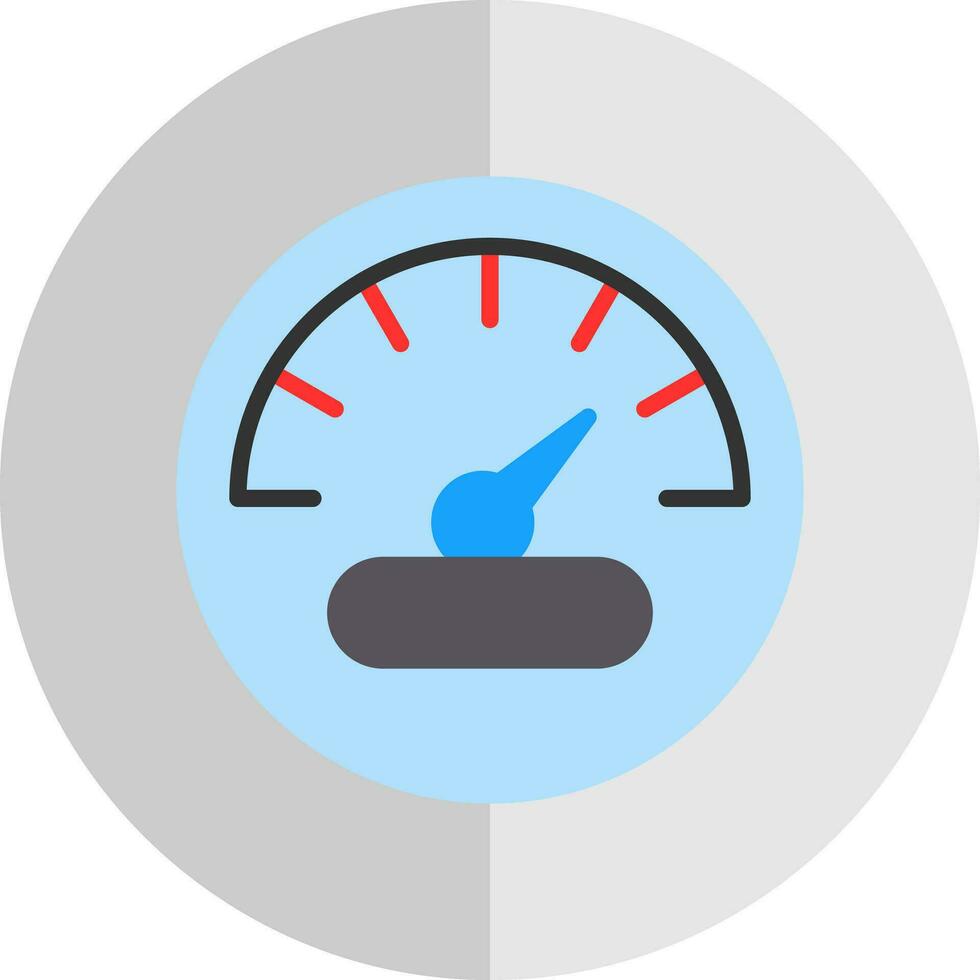 Tachometer-Vektor-Icon-Design vektor