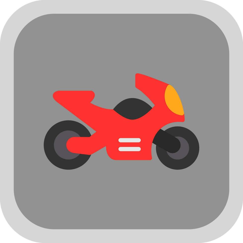 Motorrad-Vektor-Icon-Design vektor