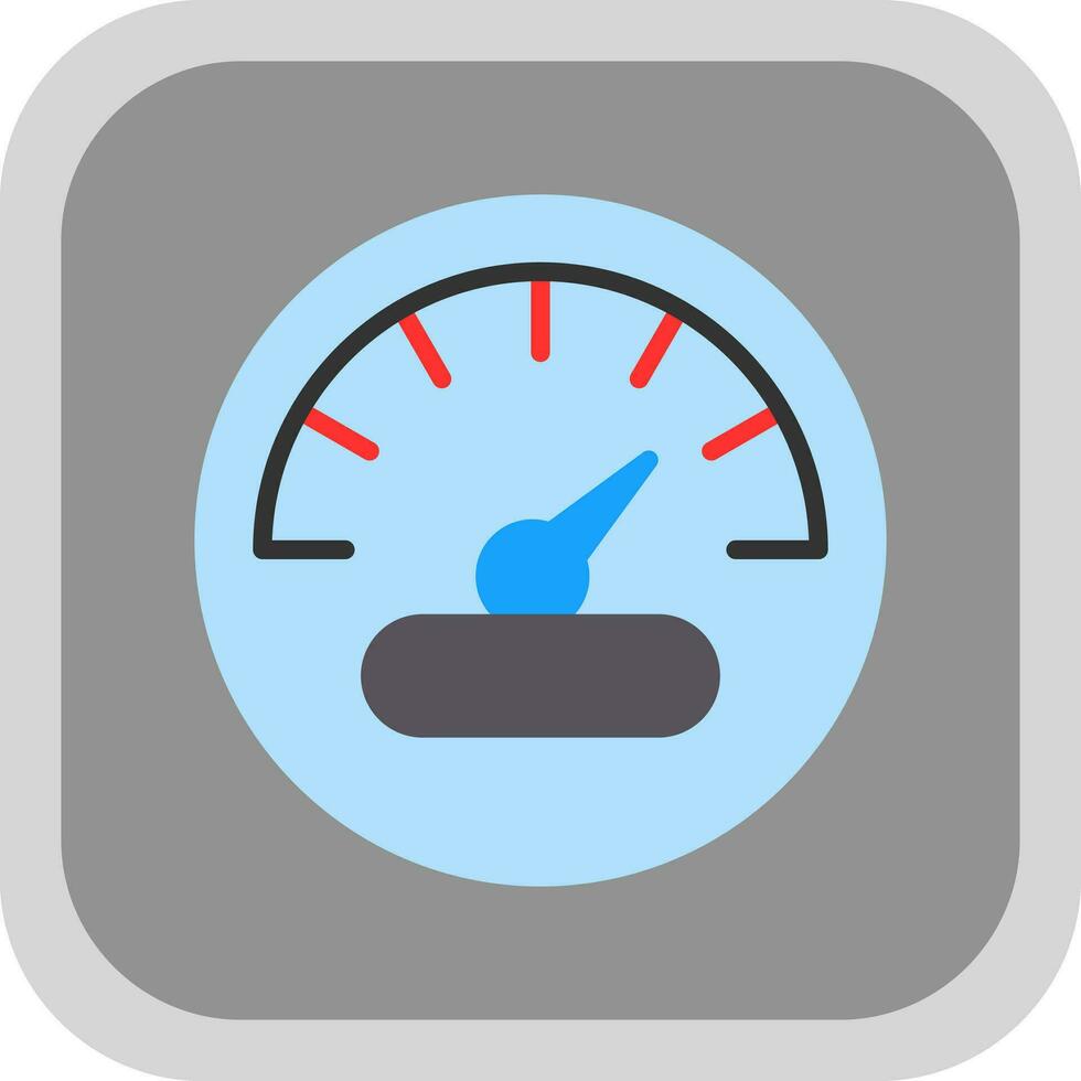 Tachometer-Vektor-Icon-Design vektor