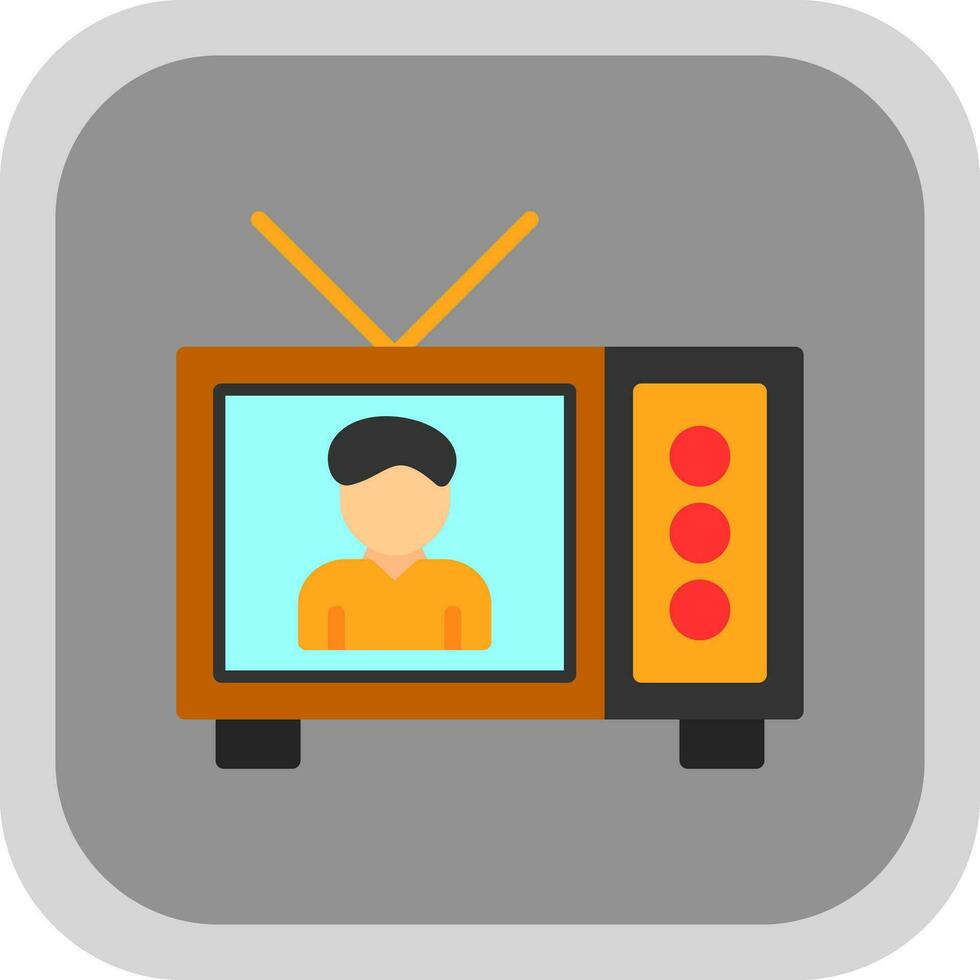 TV visa vektor ikon design