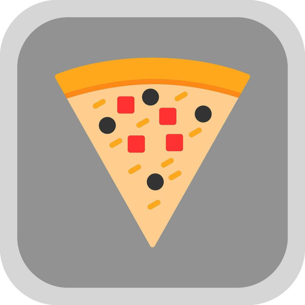 Pizza-Vektor-Icon-Design vektor