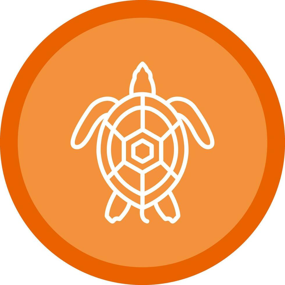 Schildkröten-Vektor-Icon-Design vektor