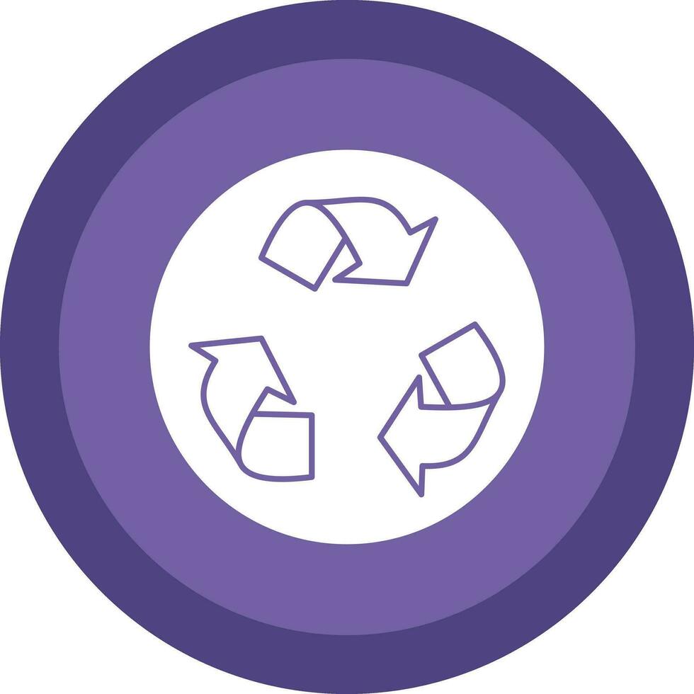 Recycling-Vektor-Icon-Design vektor